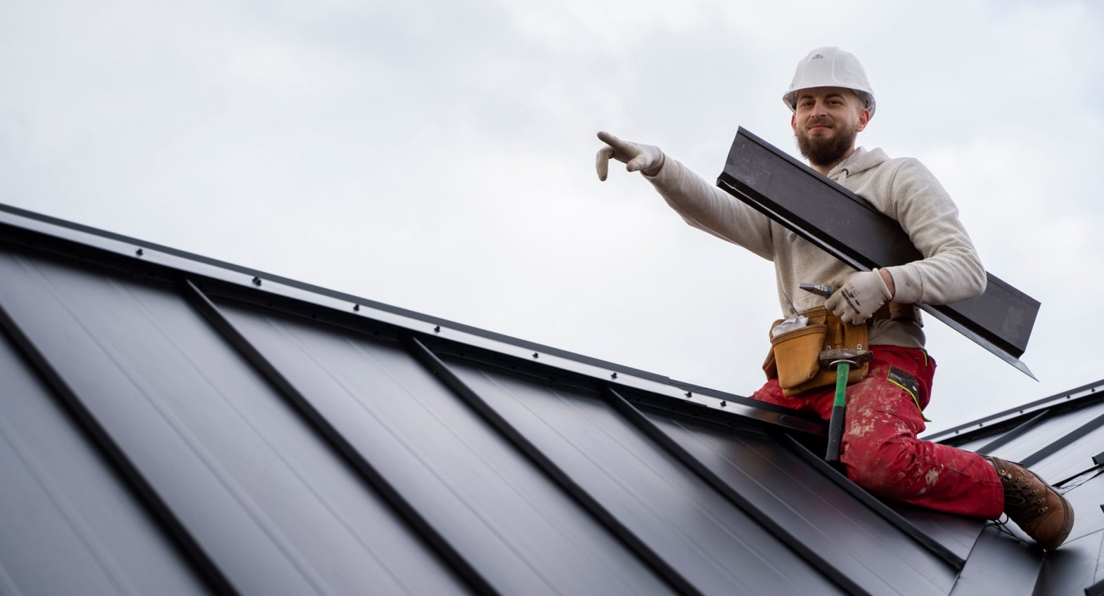 What Factors Best Disguise Oil Canning On A Metal Roof?